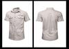 Summer 2026 Men's Military Style Loose Casual Cotton Short Sleeve Shirt