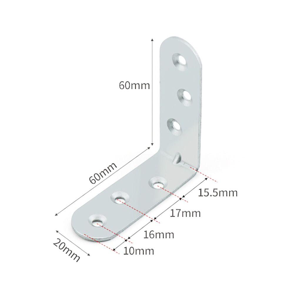 2/4/6/8/10Pcs Furniture Fastener Corner Brace Joint Shelf Support Bracket  Cabinet Screens Wall