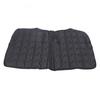 Horse Saddle Pad Breathable Abrasion Proof PU Leather Horse Saddle Cloth Riding Equipment Black