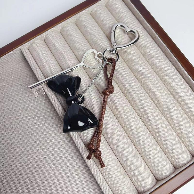 

Yogodlns Cute Heart Mini Backpack Hanging Handbag Pendant Bag Pendant Bags Accessories key black різнокольоровий