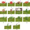 Plastic Mini Simulation Trees Kawaii Willow Sakura Mini Home Decoration Garden Microlandscape Miniatures Figurines
