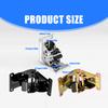 Pack of 2 Practical Iron Locking Hinges Convenient for Folding Tables and Cabinets Sturdy Concealed Designs Daily Use