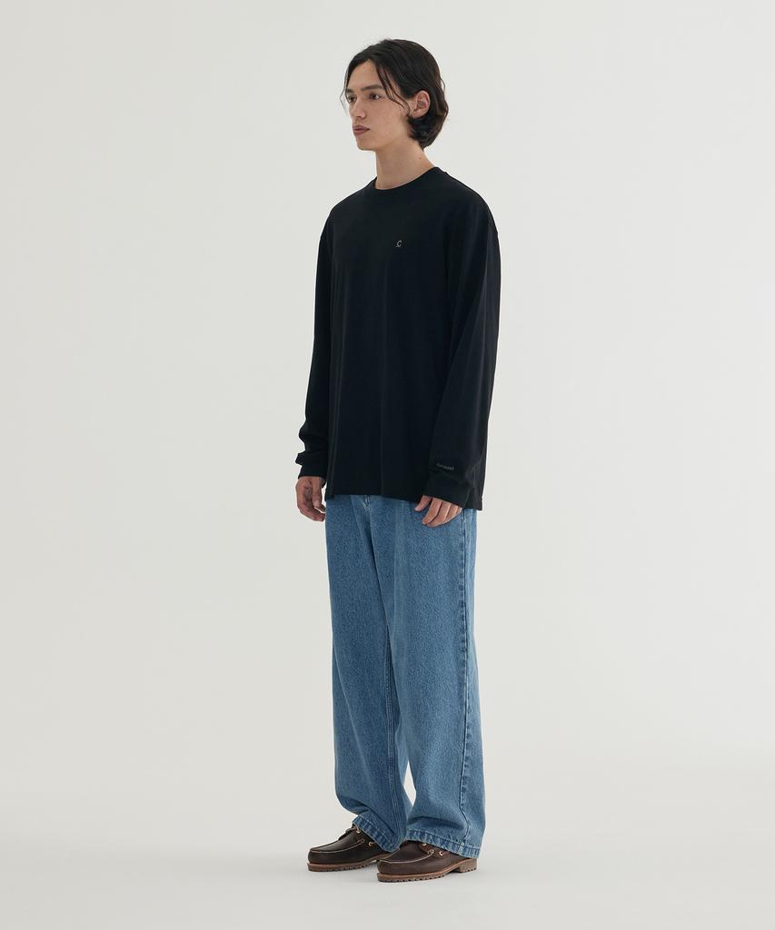 COVERNAT Signature Symbol Long Sleeve Off White