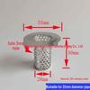 Filtro per Scarico Capelli Anti-Intasamento in Acciaio Inossidabile e Copertura a Rete Anti-Insetti per Lavandini del Bagno.