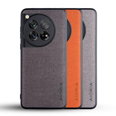 Case for Oneplus 12 11 10 9 8 Pro 10T 8T 11R 9R 9RT 5G Coque Luxury Textile Leather Phone Cover Funda for Oneplus 12R Case Capa
