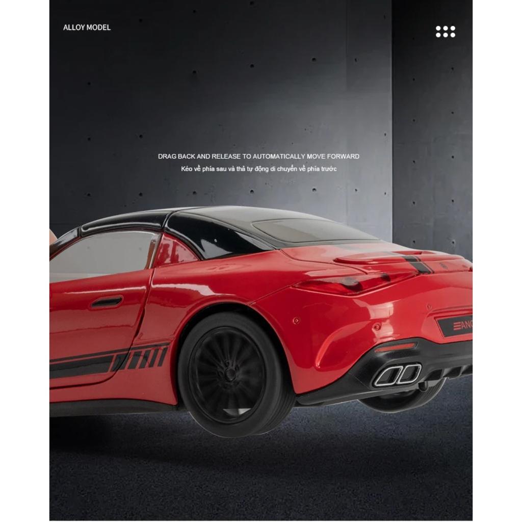 New 1/22 Benzs SL63 Supercar Alloy Model Car Toy Diecasts Metal Casting Sound and Light Car Toys for Children Vehicle