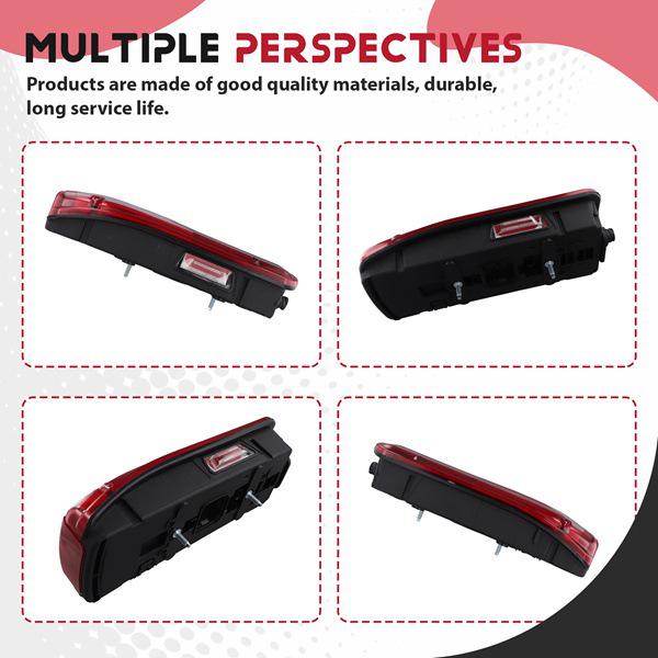 Red Left-Side ABS Truck Taillight 1756754 (1 pc)