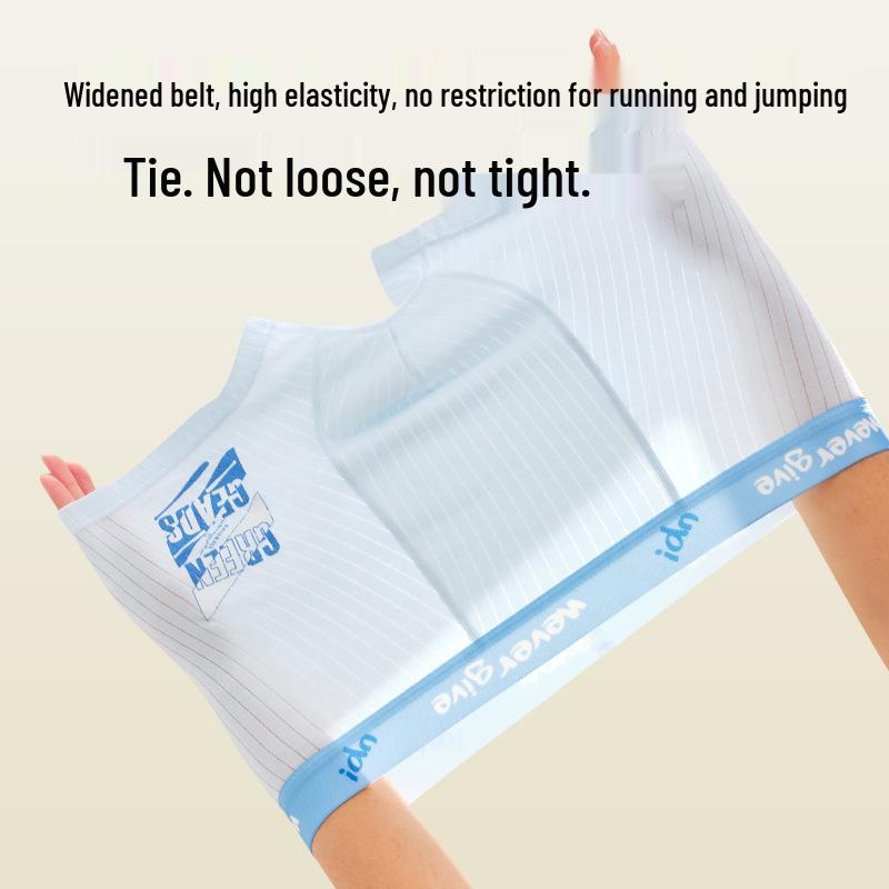 Teen Boys' Summer Ice Silk Boxer Briefs - Flat Angle Style