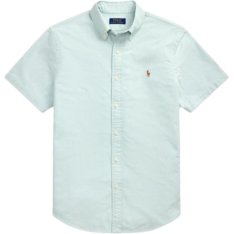 Polo Ralph Lauren Classic Fit Cotton Single-Breasted Short Sleeve Shirt Men shirts MNPOWOV1N820955-300