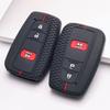 Silicone Key Fob Cover fit Toyota Camry Corolla RAV4 Highlander Avalon C-HR Prius 2018-2024 This Protective Case, Fits Toyota Camry Corolla RAV4 Prius