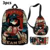 Dream Ena Bbq Children School Bag Set Pencil Case Durable Material Student Young