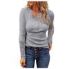 Ladies Casual Solid Color  Strip Solid Color Slim Fit Round Neck Stitching Lace Sleeve T-Shirt