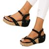 Fashion Shoes Female 2025 Clip Toe Women's Wedges Sandals Summer Shoes Ladies Fashion Buckle Strap Platform Sandals Casual Sandals Women