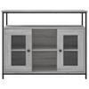 Sideboard Gray Sonoma 100x35x80 cm Particleboard