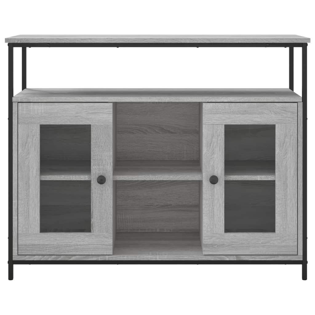 Sideboard Gray Sonoma 100x35x80 cm Particleboard