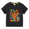 Lustige Sprunki T-Shirts Jungen Mädchen Sommer Kurzarm-T-Shirts Kinder Cartoon Incredibox Spiel Grafik-Tops Kindergeburtstagsgeschenk