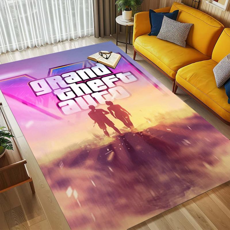 Gta V Cover Living Room Non-Slip Area Rug Soft Carpet for Bedroom Game Playroom Sofa Office Home Decor Doormat Christmas Gift C9211723