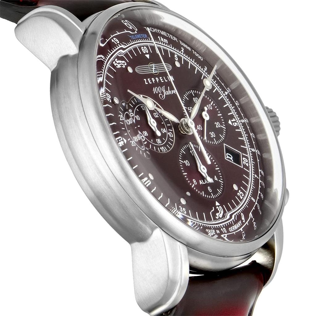 ZEPPELIN Watch with Red Dial 8680-5 Men's