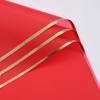 Floral Foil - "Stripe" Red - Sheets 58x58 - 20 Pcs