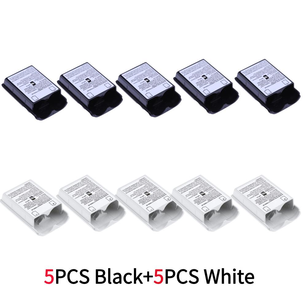 Game Battery Case for Xbox 360 Battery Case Wireless Controller Rechargeable Battery Cover with Sticker Gamepad Accessories