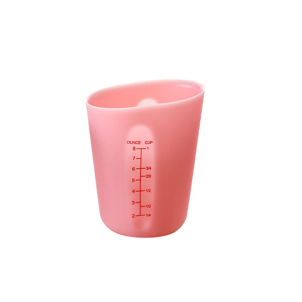 Přeshraniční silikonová sada odměrek: 3dílný, dvojitá stupnice (ml/oz), Žáruvzdorné pro pečení.