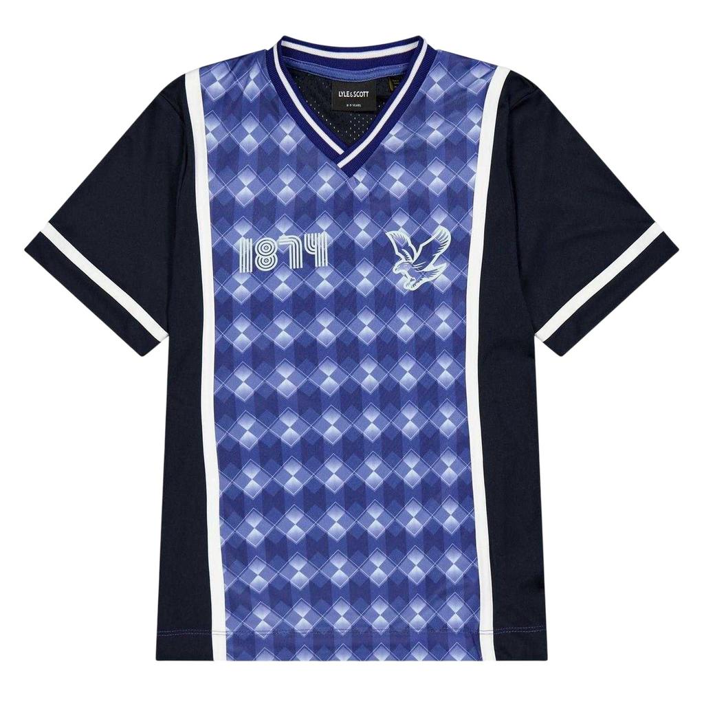 Lyle & Scott Childrens/Kids 1874 Argyle V Neck T-Shirt