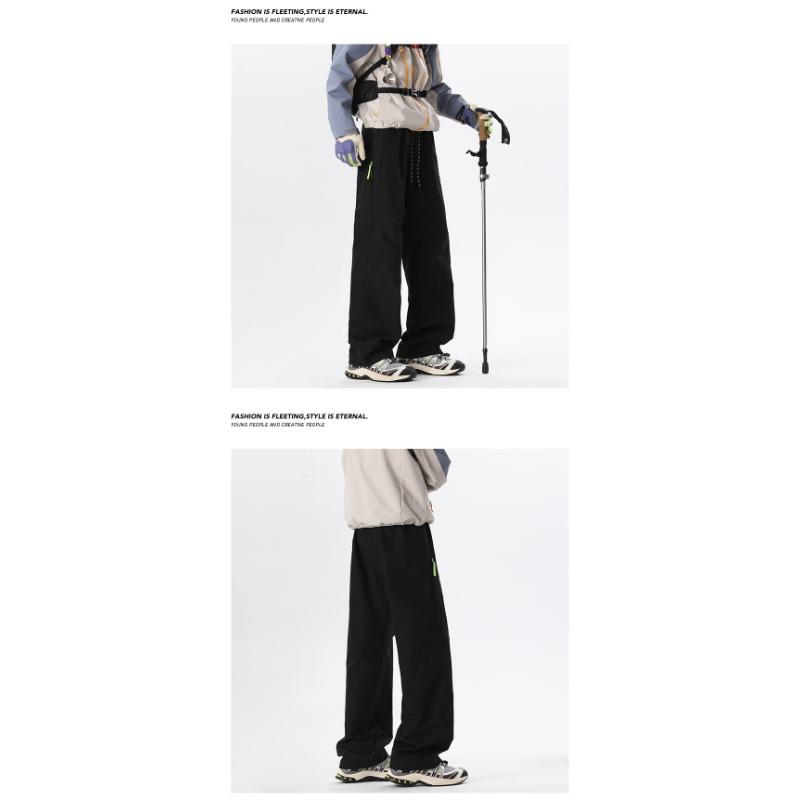 Mens Womens Windproof Waterproof Side Zipper Tactical Cargo Outdoor Hiking Pants