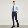 YOUNGOR Men's Breathable Wrinkle-Resistant Long-Sleeve Shirt