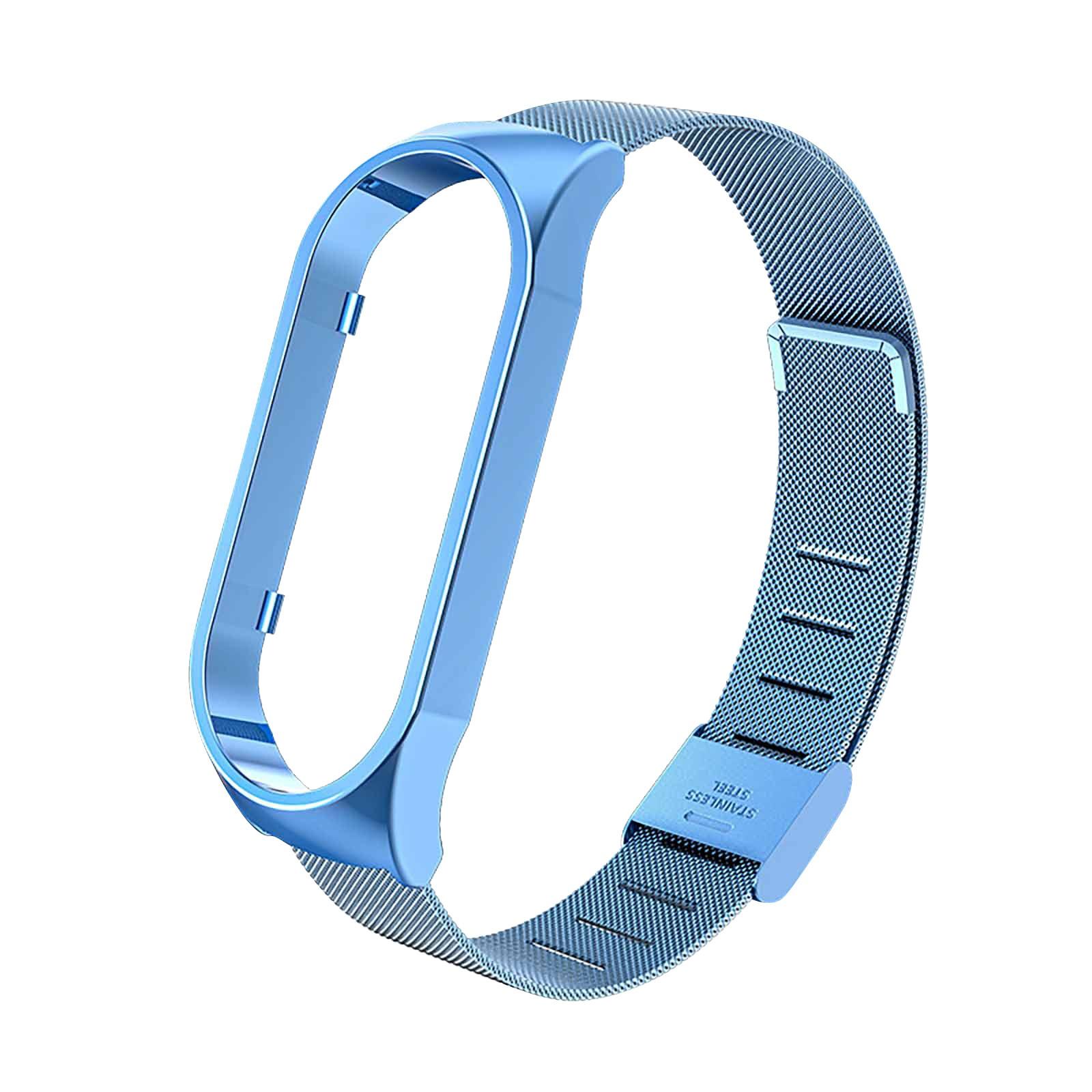 

Для Mi Band 7 металлический ремешок для Mi Band 7 6 5 4 3 браслет безвинтовой браслет всех серий Mi Band 7 Xiomi MiBand на запястье One Size