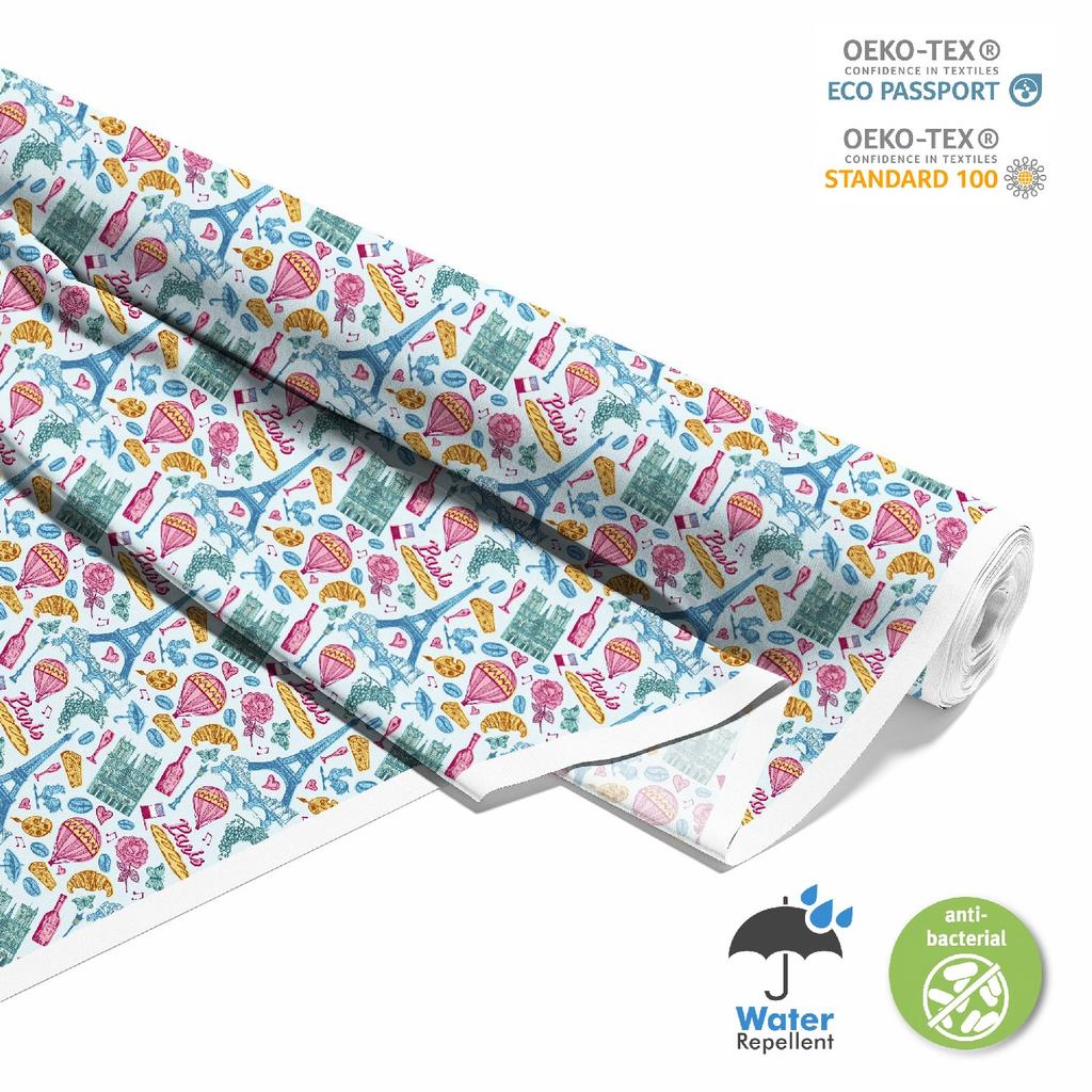 Outdoor Dekostoffe Oxford - Motiv Paris 2
