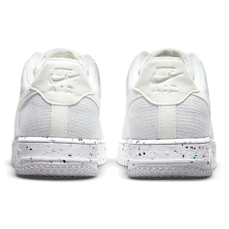 New Nike Air Force 1 Low Crater Flyknit White DC4831-100