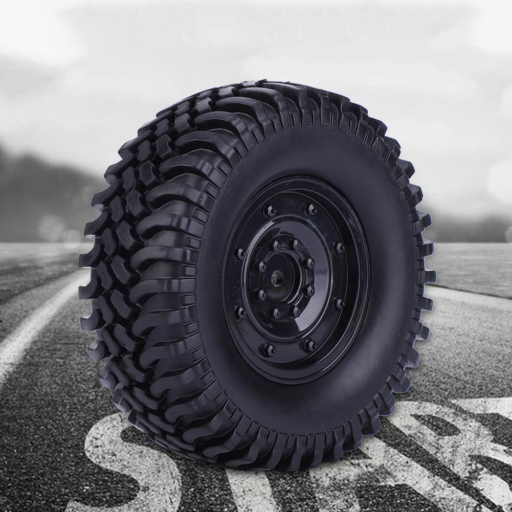 100mm Diameter Simulation RC Car Tire 1 10 Remote Control Car Tyre Replacement AccessoriesBlack