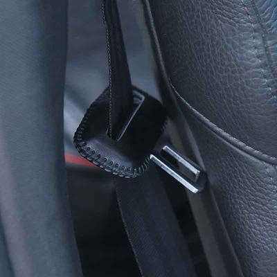 Universal Car Seat Belt Buckle Clip Protector Leather Interior Button Case Anti-Scratch Cover Safety Car Accessories