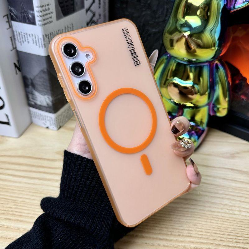 Clear Frosted Phone Case for Samsung Galaxy A57/37/27/17/07 A56/36/26/16/06 A55/35/25/15/05/S A54/34/24/14 Magnetic Wireless Charge Shockproof Cover
