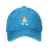 Fashion Unisex Cotton Jack Russell Terrier Baseball Cap Adult Bad Dog Adjustable Dad Hat Women Men Sun Protection