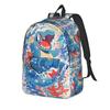 Fashion pokemon summer vibes theme Backpack  Mochilas Vintage Camping Sturdy Shoulder Rucksack
