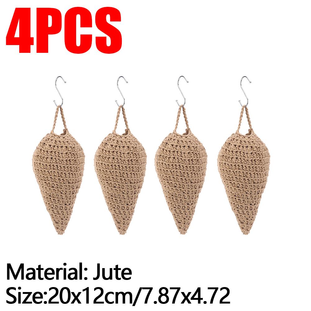 Momeală de cuib de viespe croșetat Cuib de viespi fals Cuib de viespi fals Momeală pentru cuib de viespe agățat pentru cadou de inaugurare a casei