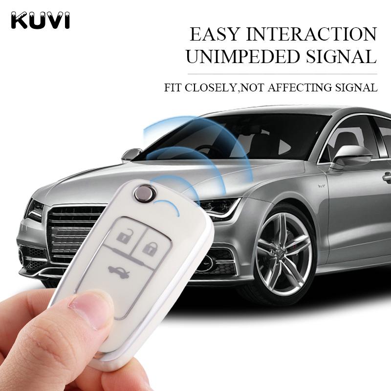 New Tpu Key Case Cover Shell Fob For Chevrolet Cruze Aveo Trax Opel Astra Corsa Meriva Zafira Antara J Buick Key Protection