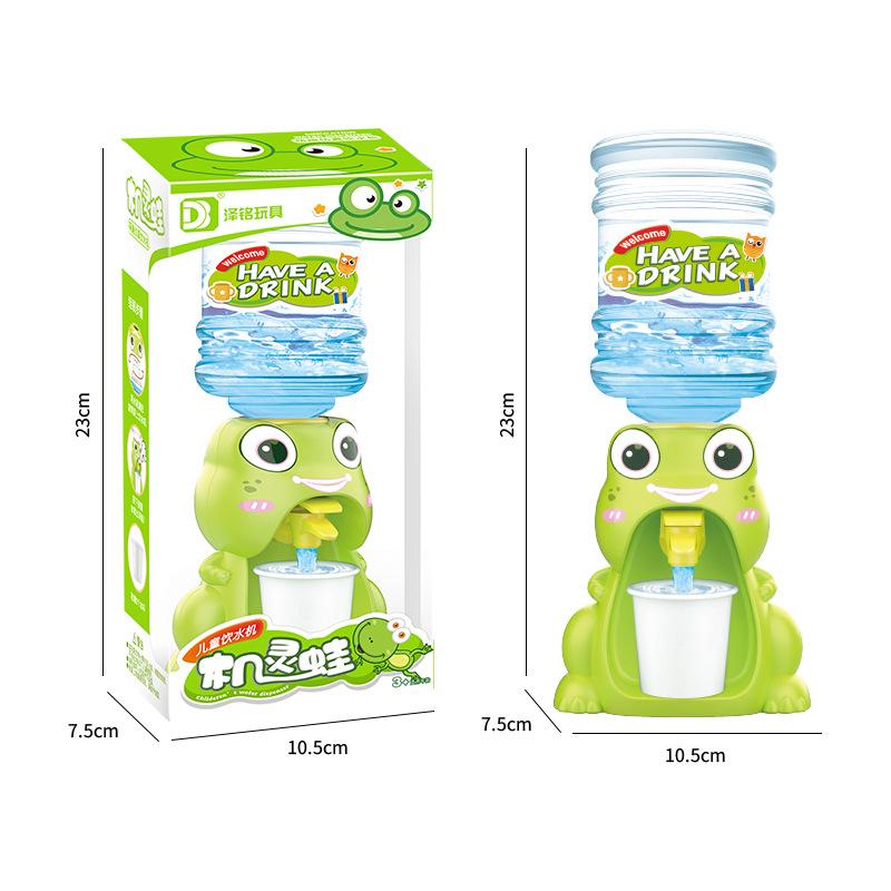 Cartoon Mini Water Dispenser Baby Toy Drinking Water Cooler Lifelike Cute Children Cosplsy Props Home Decoration