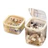 Waterproof Multifunctional Hair Accessory Organizer with Lid Pop Lid Desktop Multi-Purpose Storage for Beauty Essentials