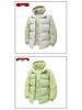 Unisex Color Block Cotton Jacket: Warm Hooded Coat for Autumn/Winter