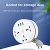 UK Plug Power 3 Socket 3 Strip with USB A 2500W 10A Multi