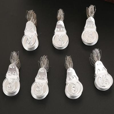 50 Stück Silberfarben Drahtschleife DIY Nadeleinfädler Stich Einführen Hand Maschine Nähwerkzeug Einfädler DIY Handarbeitszubehör
