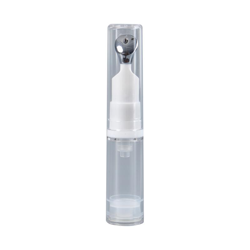 1pcs 5ml Empty Eye Cream Vacuum Bottle Container For Eye Cream Massage Essential Refillable Bottle Lip Balm Metal Top Soft Tube