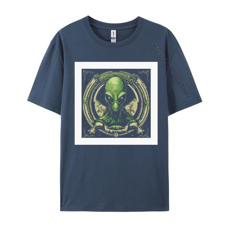 Ethereal Emissary Alien TShirt New Design Boy T Shirt Brand New Funny Alien Tee For Guys Black Graphic T Shirts