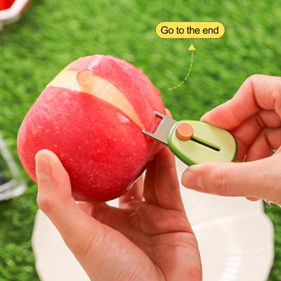 קולפן ירקות בצורת אבוקדו, קולפן נייד מיני לתפוח אדמה, עגבנייה, פירות, נשלף