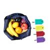 Polyester Solid Color Shopping Bag Eco-friendly Grocery Purse Portable Grocery Package Bags Travel