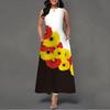 2025 New Fashion Trend Dresses Spring Summer Printed Waist Dresses Fashion Women's