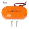 5pcs 6LED 12V Side Marker Indicators Lights for Truck Trailer Practical Accessory