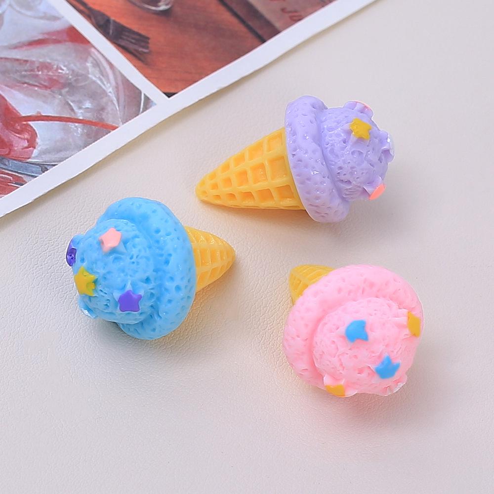 Colorful Star Ice Cream Cone DIY Resin Craft Kit